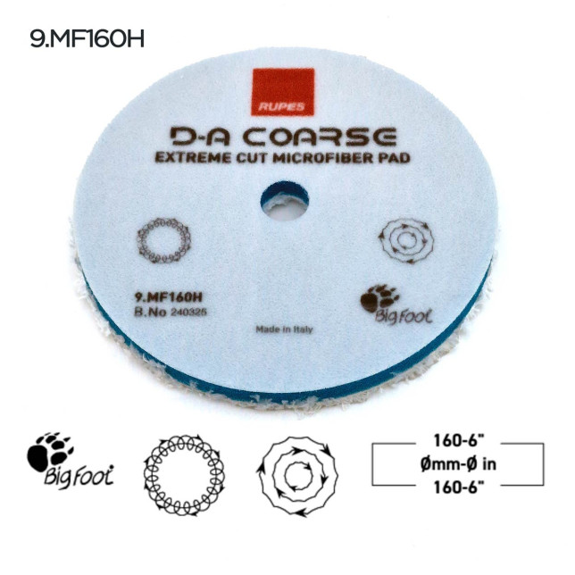 9-NW160H/48 D-A-GROF-WOL-POLIJSTPAD-160mm-RUPES