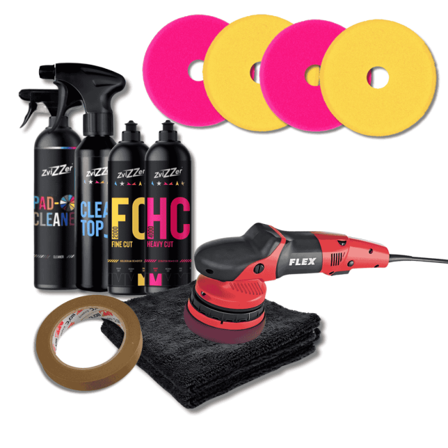 FLEX forced-drive orbital polisher kit XCE 10-8 125 FLEX - FLEX108125