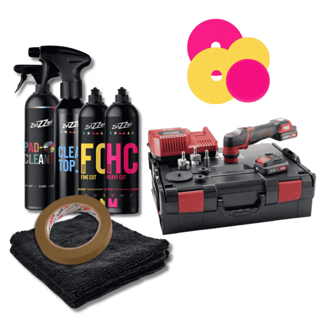 FLEX Mini Cordless Polisher PXE 80 10.8-EC/2.5 Set polishing kit FLEX - FLEX80108