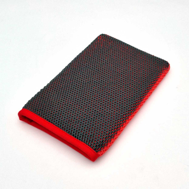 Red Kiss Clay Mitt - Cocktail Microfibers - Decontamination Mitt