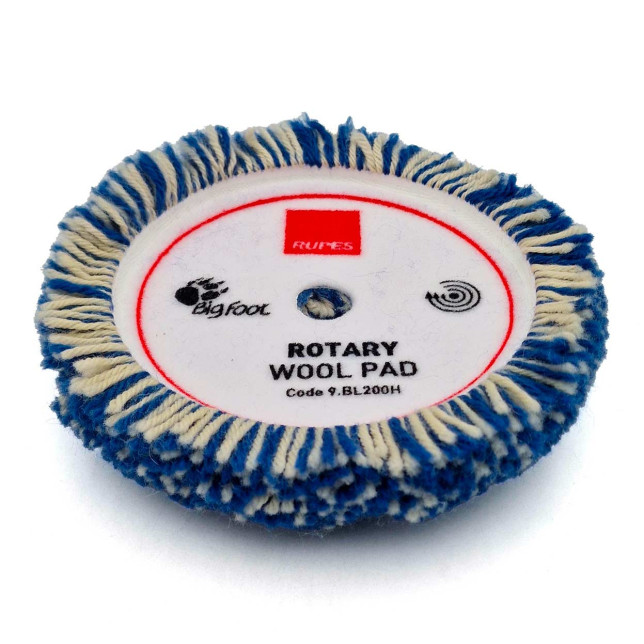 9.BL200H - Wool Polishing Pad for Rotary Polishers - Rupes