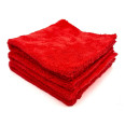 Happy Ending Edgeless Microfiber Towel Red - 40x40cm - Pack of 3 - Chemical Guys