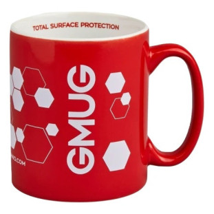 GTechniq red and white brand mug, dishwasher safe. GMug