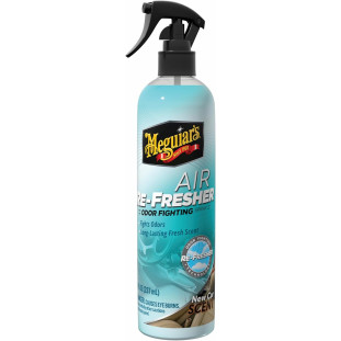 Meguiar's odor eliminator with New Car scent to eliminate bad odors and leave a fresh fragrance.