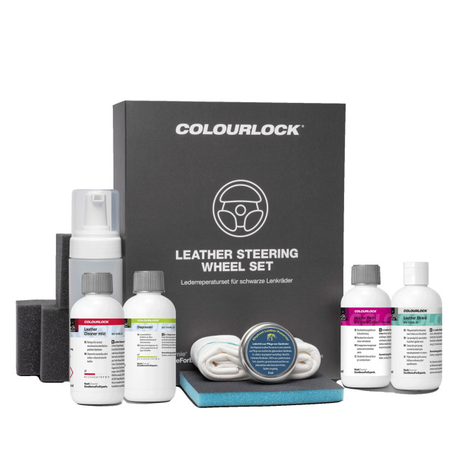 Leather Steering Wheel Set Colourlock - CO024KR