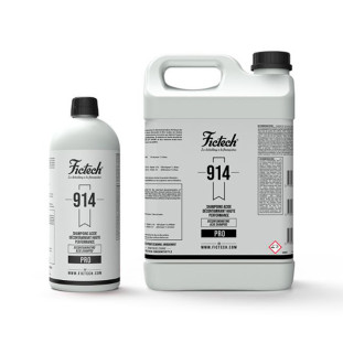 Fictech 914 Acid Shampoo decontamination anti-limescale car pro