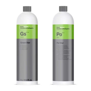 Pack KOCH CHEMIE Green Star and Pol Star 1L.