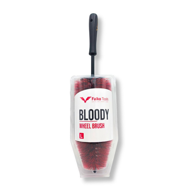 Falko Tools Bloody Wheel Brush L - Brosse Jante Longue Detailing