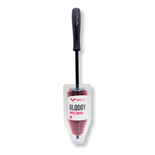 Falko Tools Bloody Wheel Brush S - Brosse Jante Courte Detailing