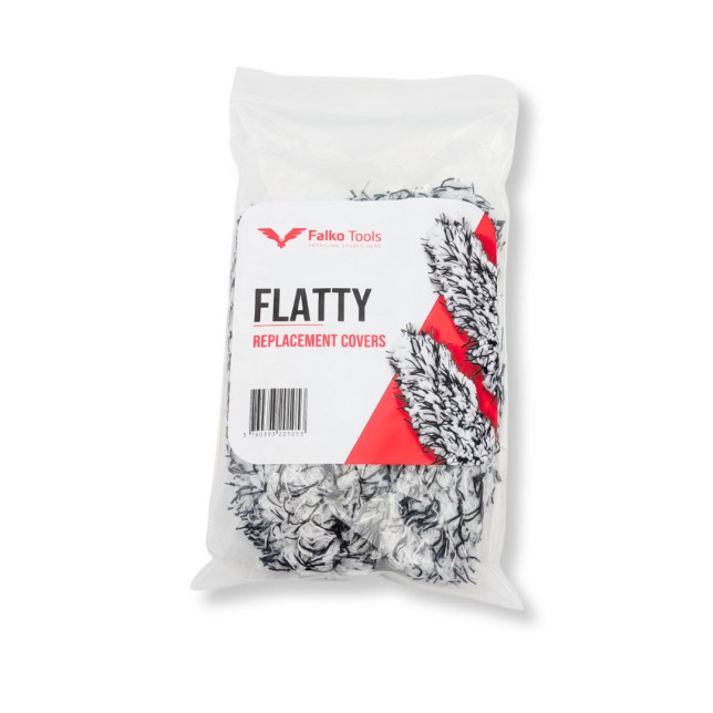 Falko Tools Flatty Replacement Covers Manchons Rechange Microfibre