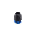 Brosse de précision D40mm Bleue aux poils rigides Tornador pour machine vapeur Steam
