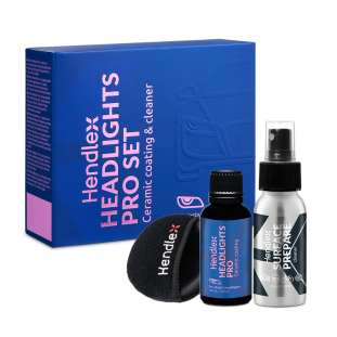 Hendlex Headlights PRO Coating céramique phares plastique 30ml