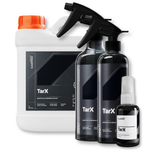 CarPro TarX - Dégoudronnant & nettoyant rapide - 50 mL - 500 mL - 1L - 4L