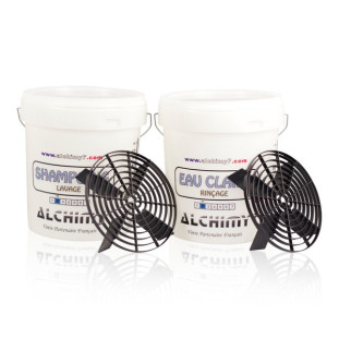 Pack of 2 Wash Buckets with Grit Guard Alchimy7