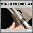 Mini Brush A7 Leather & Textile