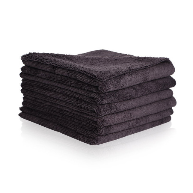 Pack of 6 Black Velvet Microfiber