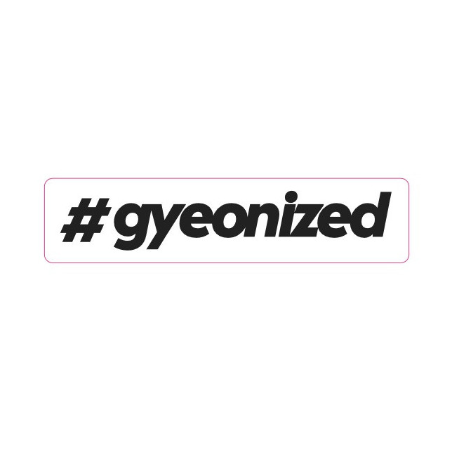 GYEON "gyeonized" Sticker Zwart Gyeon - GY120GS