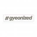 GYEON "gyeonized" Sticker Silver
