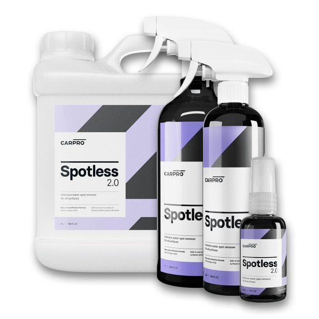 thumbnail image 2 of CarPro Spotless 2.0 – 1 Liter Water Spot & Mineral Remover Spray 2 of 3