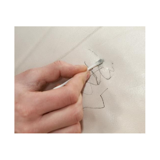 Leather ink stain remover