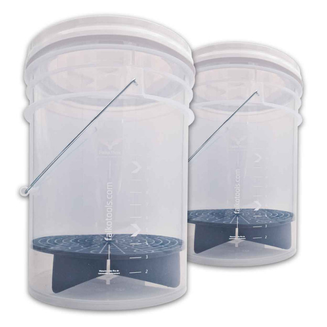 F-OCEAN WH White Wash Bucket Falko Tools - FT001SB