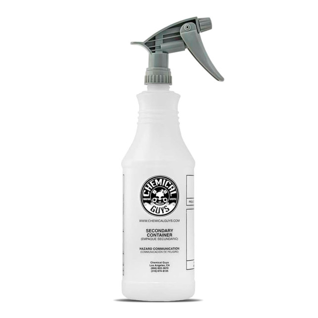 Professional Chemical Resistant Heavy Duty Bottle and Sprayer 946mL Chemical Guys - CG283BDCR