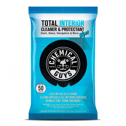 Total Interior Cleaner & Protectant 50 Lingette (50 wipes) Chemical Guys