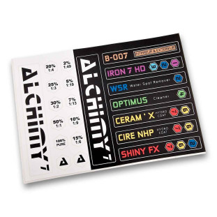 Alchimy7 Label Sheet (Crystal Spray)