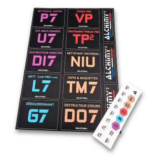 Alchimy7 Label Sheet (Sprayer Pro and IK Sprayer)