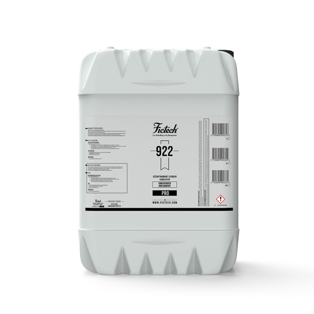 922 - CONCENTRATED FERROUS DECONTAMINANT - 20L - Fictech