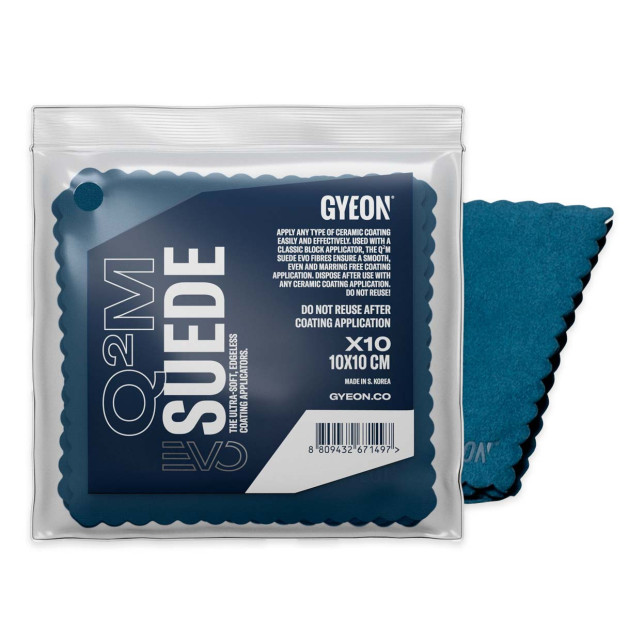 Q2M Suede EVO 10x10 (pack of 10 pieces) Gyeon - GY108ST