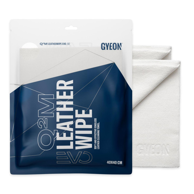 Q2M LeatherWipe EVO 40x40cm (Pack of 2) Gyeon - GY171LWE