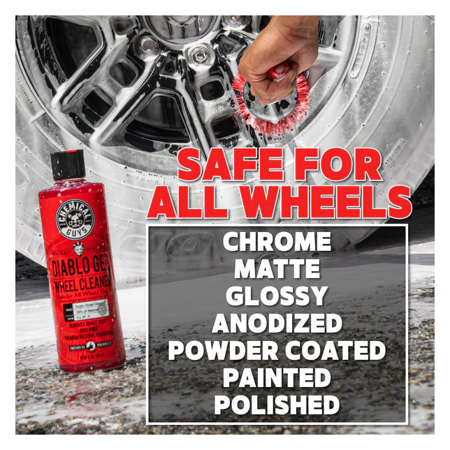 Wheel and tire cleaner