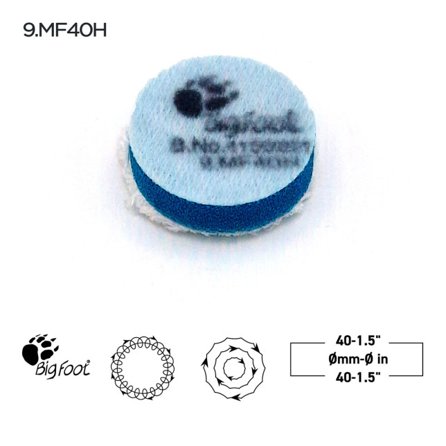 9-NW40H/4 D-A-COARSE-WOOL-POLISHING-PAD-40mm-RUPES